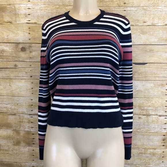 cupcakes & cashmere Sweaters - 🛍CUPCAKES AND CASHMERE | Striped Sweater XL